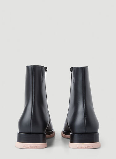 Alexander McQueen Slim Tread Ankle Boots Black amq0147043