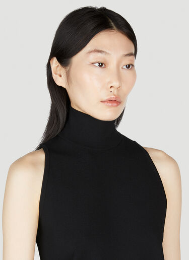 Max Mara High Neck Top Black max0253024