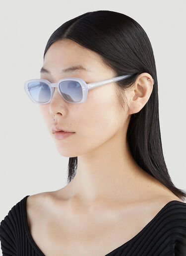 Our Legacy Earth Sunglasses White our0352014