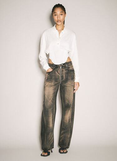 Alexander Wang Balloon Jeans Brown awg0257028