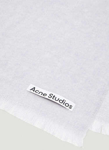 Acne Studios Soft Wool Scarf Light Grey acn0346037