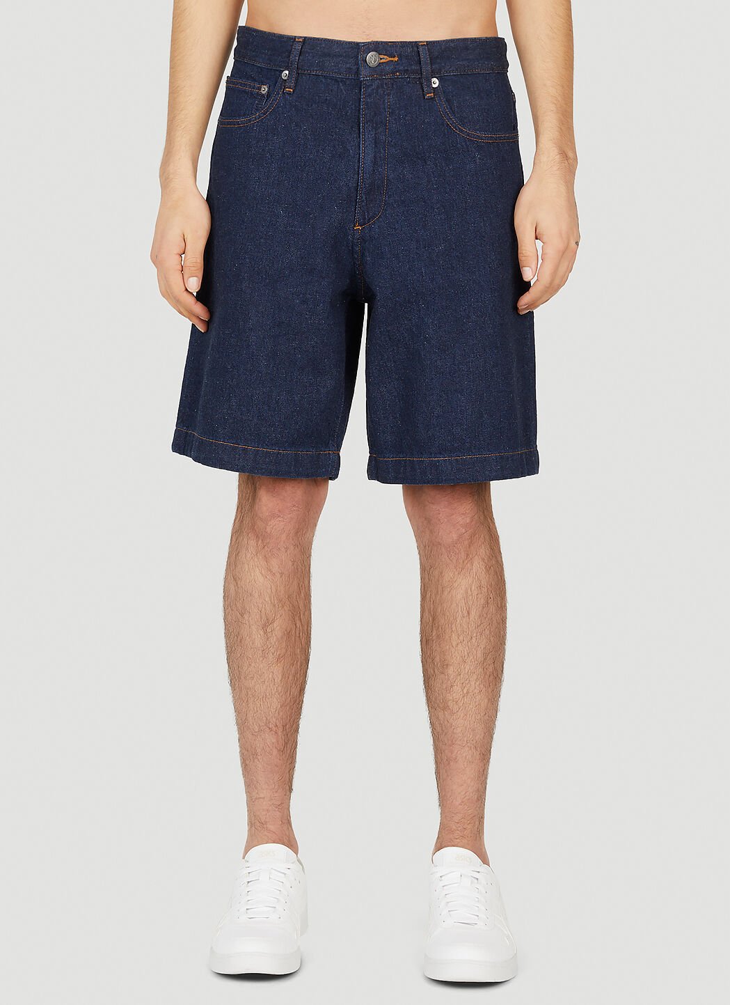 Apc denim shorts new arrivals