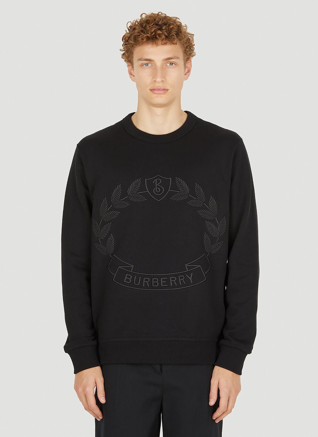 Burberry discount sweatshirt black