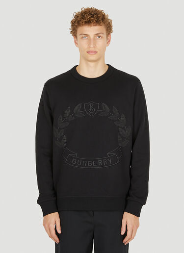 Burberry Logo Sweatshirt Black bur0150078
