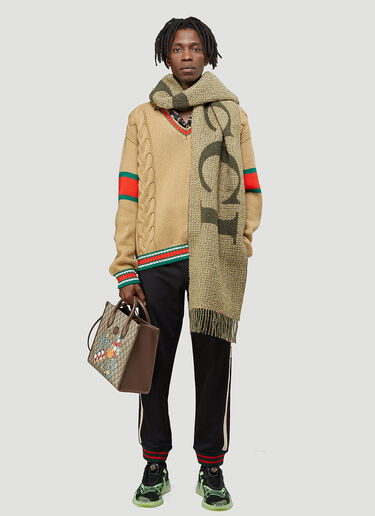 Gucci V-Neck Sweater Beige guc0143016