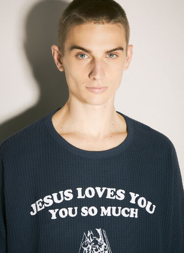 Paly Eternal Life Thermal T-Shirt Navy pal0158004