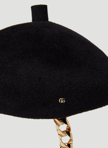 Gucci 체인 베레모 블랙 guc0152197