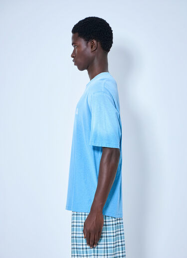 Acne Studios ロゴモチーフ コットンTシャツ ブルー acn0165018