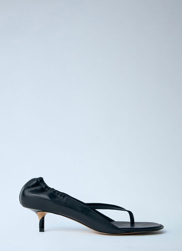 Jacquemus The Low Sandals Black jac0264037