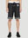 Dolce & Gabbana Logo Patch Shorts Black dol0152006