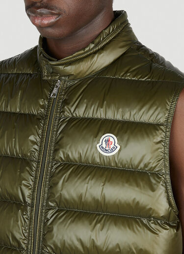Moncler Gui Gilet Jacket Khaki mon0151024