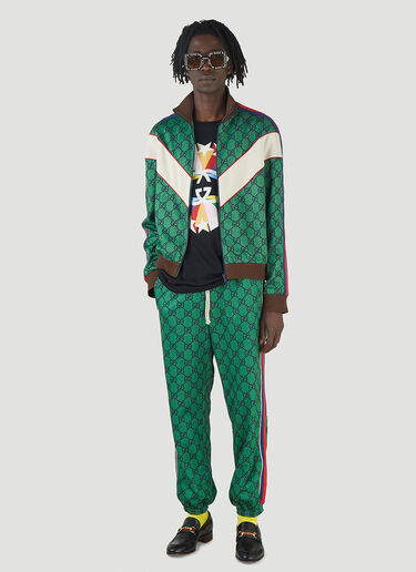Gucci GG Track Pants Green guc0145040