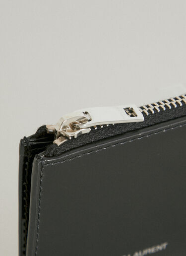 フラグメント ジップ カードホルダー Saint Laurent フラグメント ジップ カードホルダー ブラック sla0154039