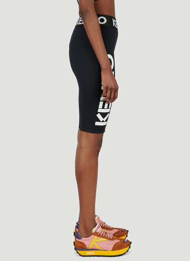 Logo Cycling Shorts Kenzo Logo Cycling Shorts Black knz0252039