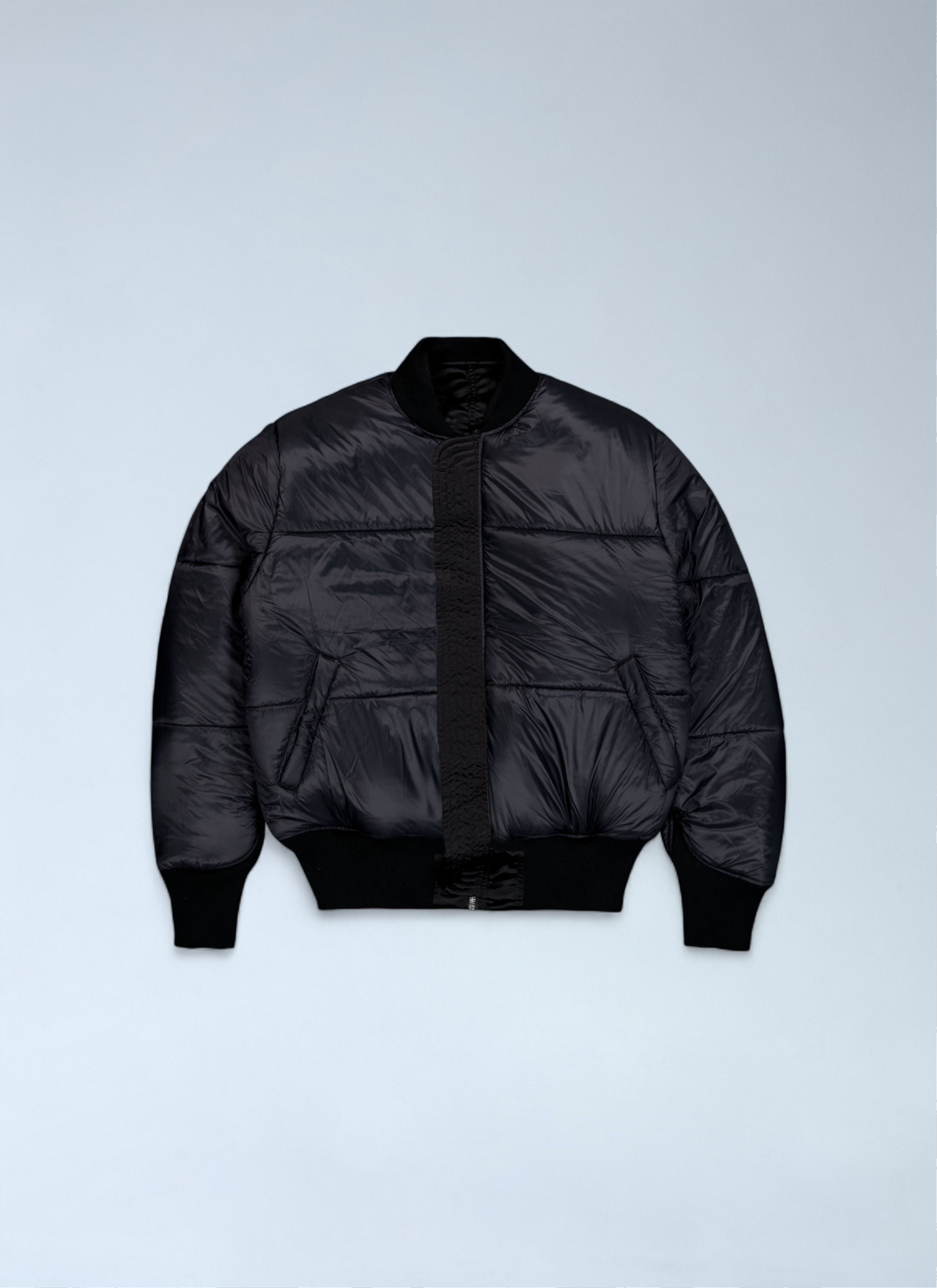 Alpha Industries Men's' MA-1 Base Flight Bomber Jacket in Black