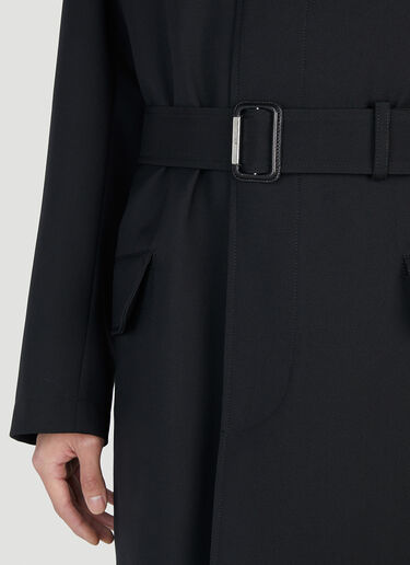Alexander McQueen Eyelet Trench Coat Black amq0151017