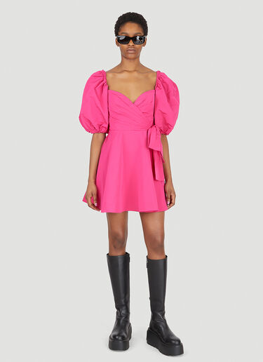 Valentino Puff Sleeve Dress Pink val0247003
