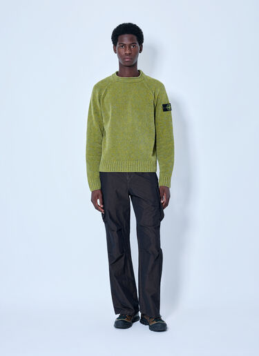 Stone Island Knitted Crewneck Sweater Green sto0165063