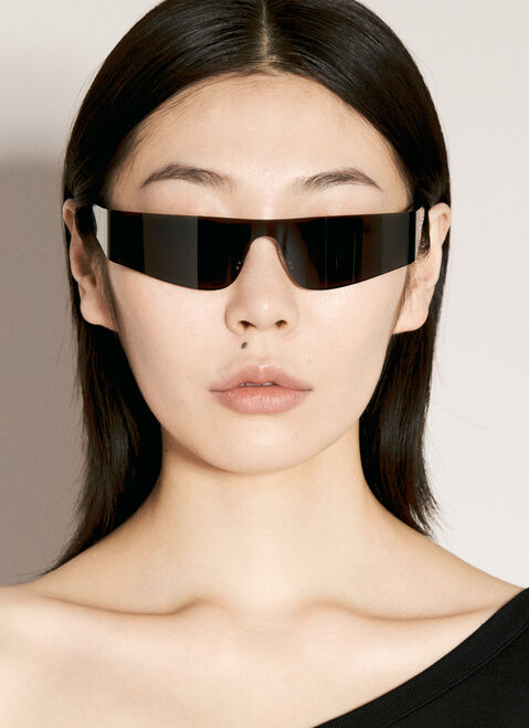 Gucci Mono Rectangle Sunglasses Black gus0254010