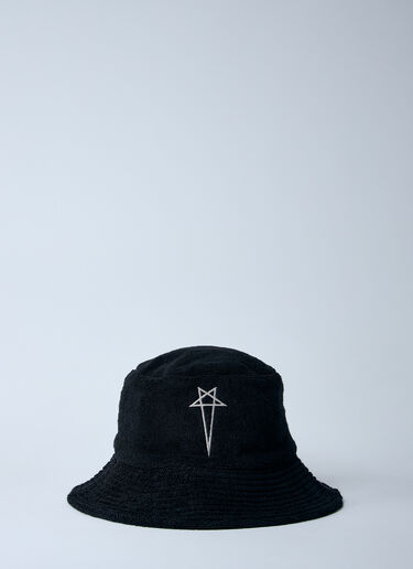 Rick Owens x Champion Beach Bucket Hat Black roc0363003