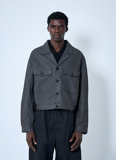 Lemaire Trucker Jacket Brown lem0160009