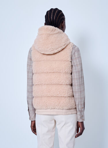 Moncler Grenoble Teddy Hooded Insulated Gilet Light Pink mog0265018