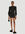 Saint Laurent Puff Sleeve Mini Dress Black sla0247018