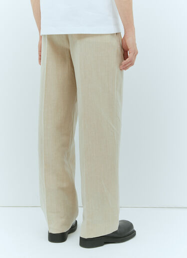 Jacquemus 르 판탈롱 티톨로 팬츠  베이지 jac0156002