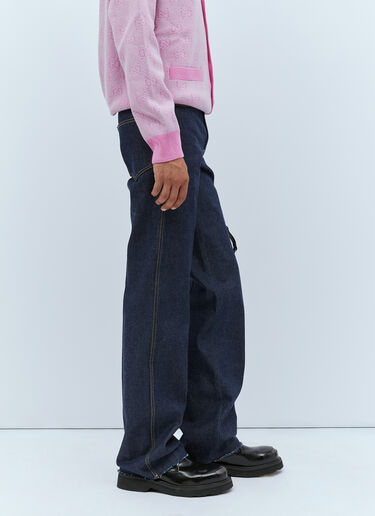 Raw Hem Jeans Gucci Raw Hem Jeans Dark Blue guc0154003