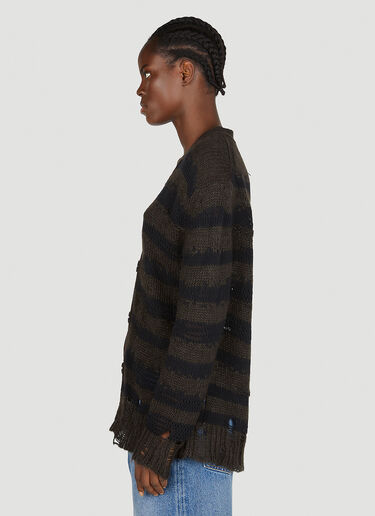 破洞开衫 Acne Studios 破洞开衫 黑色 acn0252015