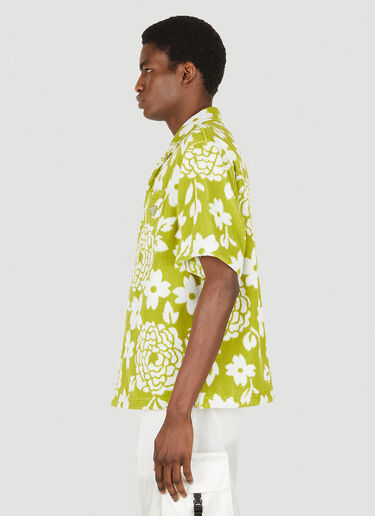 Floral Terry Shirt Prada Floral Terry Shirt Green pra0148030