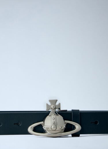 Vivienne Westwood Orb Buckle Belt Black vvw0163019