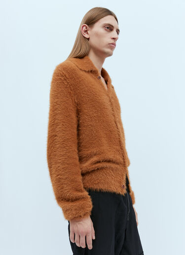 Dries Van Noten Soft-Fluffy Knit Cardigan Camel dvn0154027