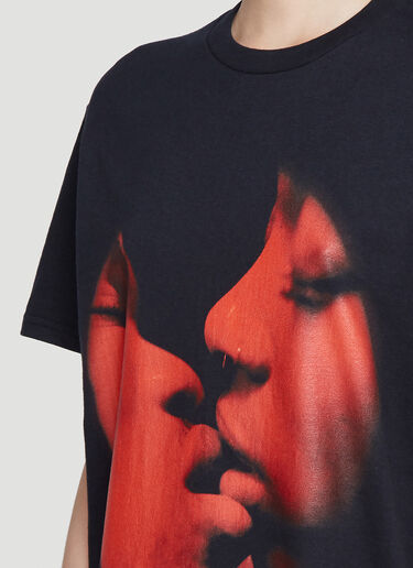 Kiss Me T-Shirt Mowalola Kiss Me T-Shirt Black mow0342006