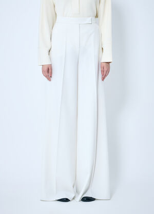 The Row Gabardine Wool Pants Black row0260014