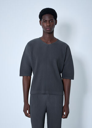 Homme Plissé Issey Miyake 주름진 탑  그레이 hmp0160015