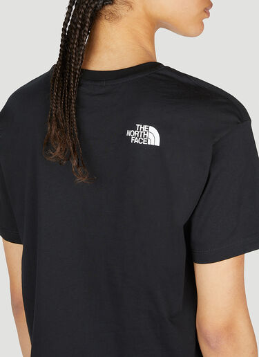 The North Face 크롭 이지 티셔츠 블랙 tnf0252049