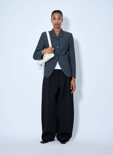 LN-CC® - Jil Sander: Single-Breasted Tailored Blazer - Grey Jil Sander Single-Breasted Tailored Blazer Grey jil0266017