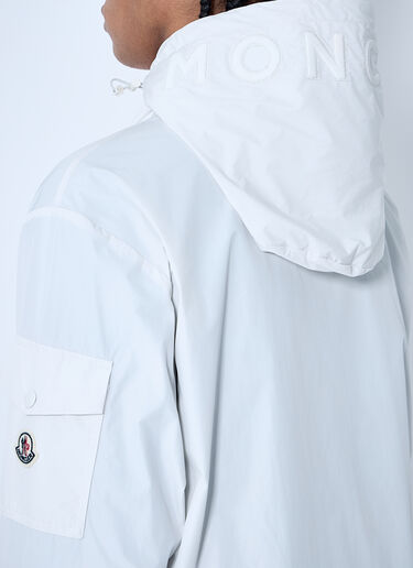 Sassiere Hooded Jacket Moncler Sassiere Hooded Jacket White mon0160002