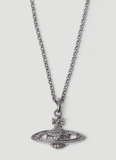 Vivienne Westwood Mini Bas Relief Necklace Silver vvw0254034