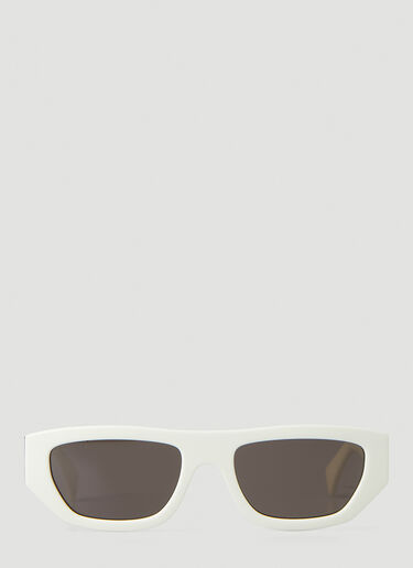 Gucci Vintage Silhouette Sunglasses White guc0247349