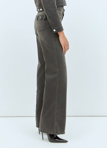 Coperni Wide Leg Jeans Grey cpn0257004