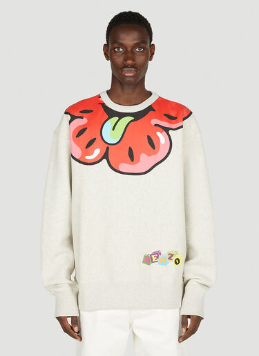 Flower Sweatshirt Kenzo Flower Sweatshirt Grey knz0152023