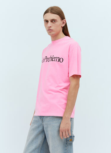 No Problemo Fluoro Tシャツ Aries No Problemo Fluoro Tシャツ ピンク ari0354002