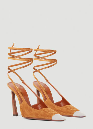 Saint Laurent Blade High Heel Shoes Tan sla0251175
