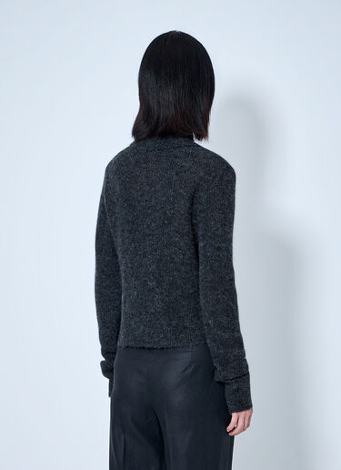 LN-CC® - Our Legacy: Mazzy Polo Cardigan - Black Our Legacy Mazzy Polo Cardigan Black our0265037