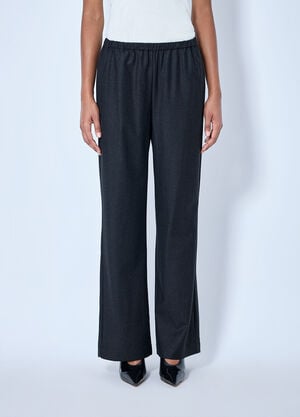 LN-CC® - RÓHE: Relaxed Fit Trousers - Black RÓHE Relaxed Fit Trousers Black roe0265026