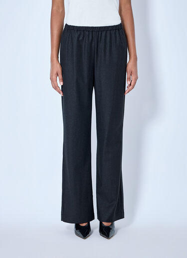 LN-CC® - RÓHE: Relaxed Fit Trousers - Black RÓHE Relaxed Fit Trousers Black roe0265026