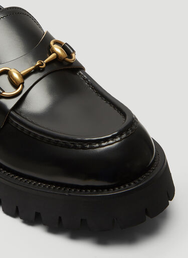 Gucci Chunky Lug Sole Loafers Black guc0237033