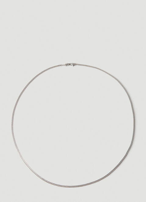 Tom Wood Curb Chain Medium Necklace Silver tmw0355013